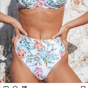 NWT Pink Colada Florence swim bottoms